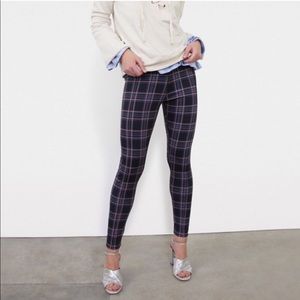 Plaid Pink and Blue Pants Size L